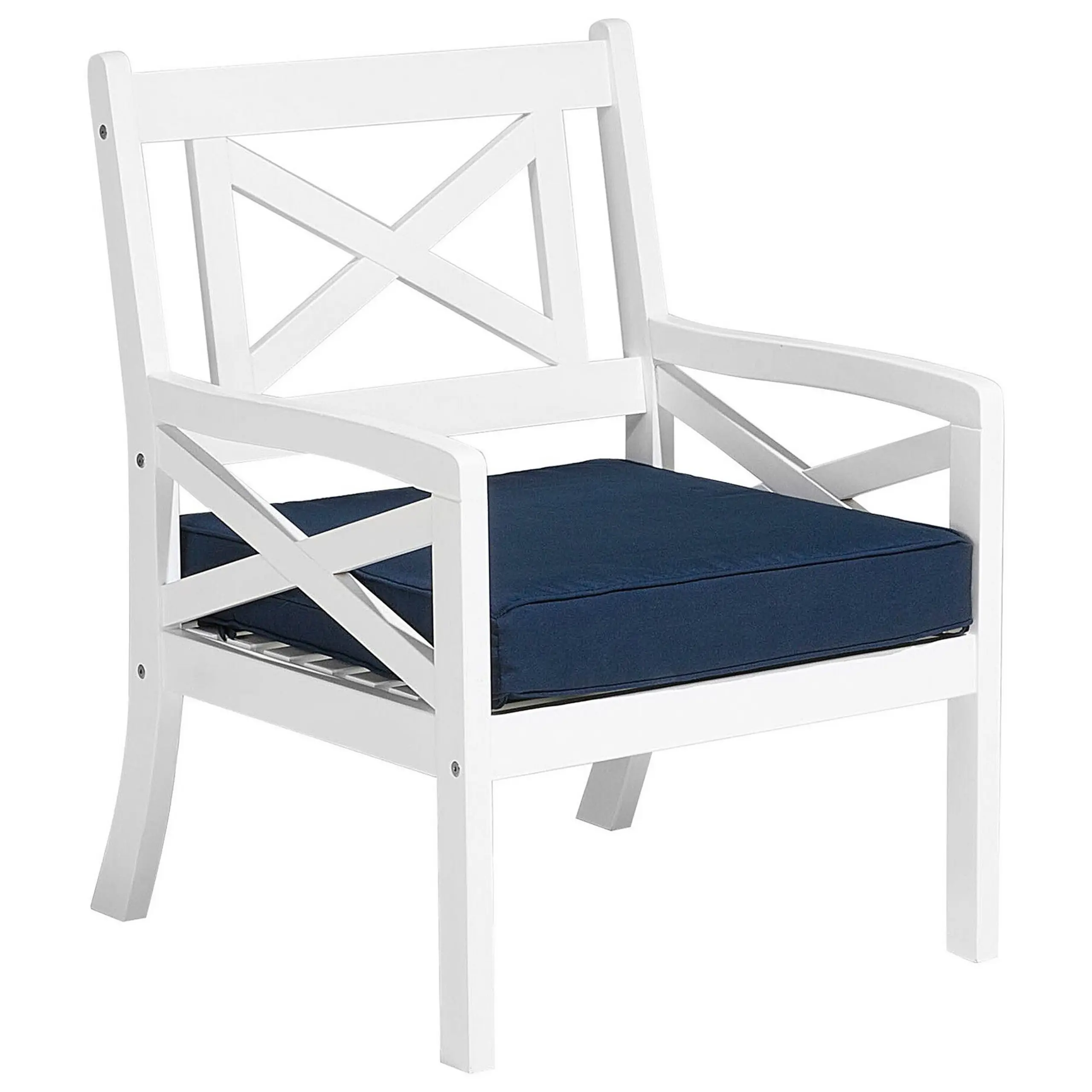 Chaise de jardin Acacia Bleu marine BALTIC – Beliani