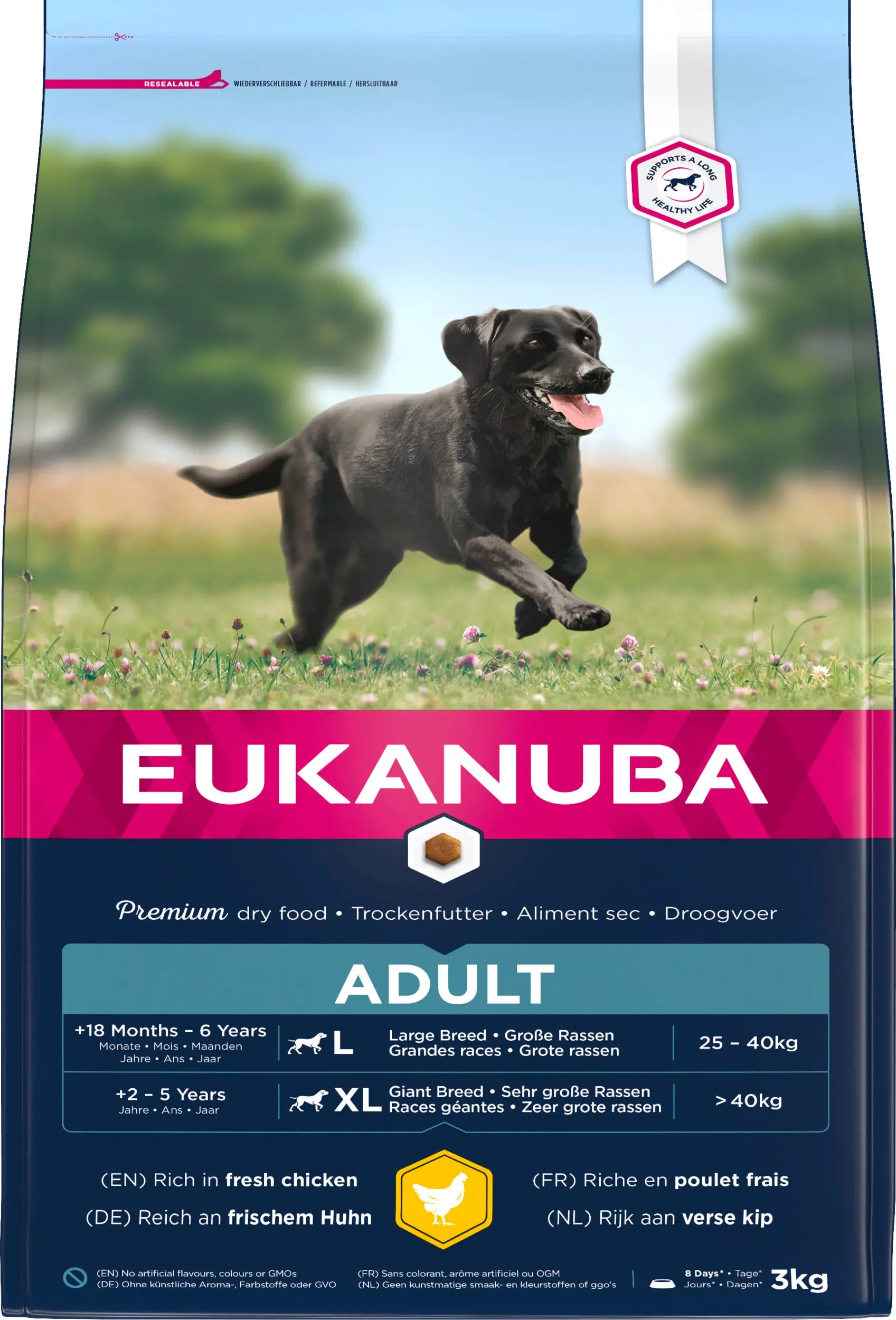 Eukanuba – Croquettes au Poulet pour Chien de Grande Taille