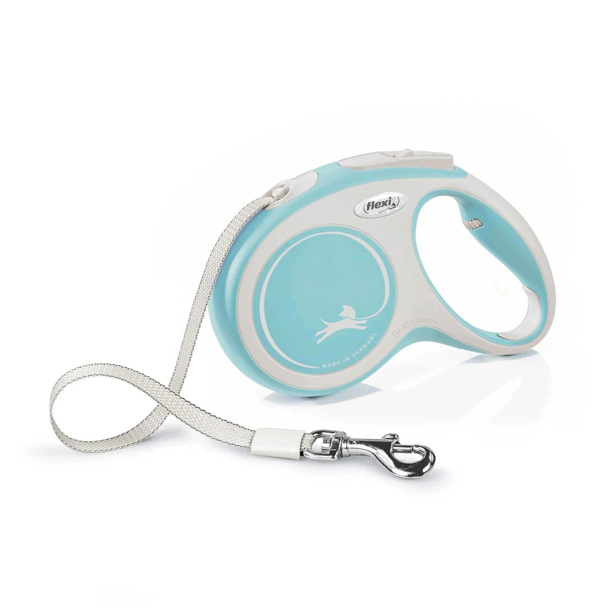 Flexi New Comfort bleu ciel sangle 5m : M FLEXI