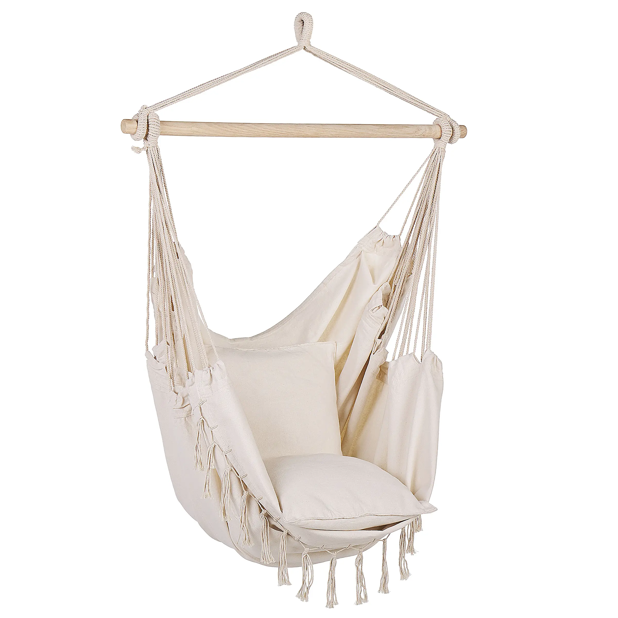 Chaise porte-à-faux Coton Beige BONEA – Beliani