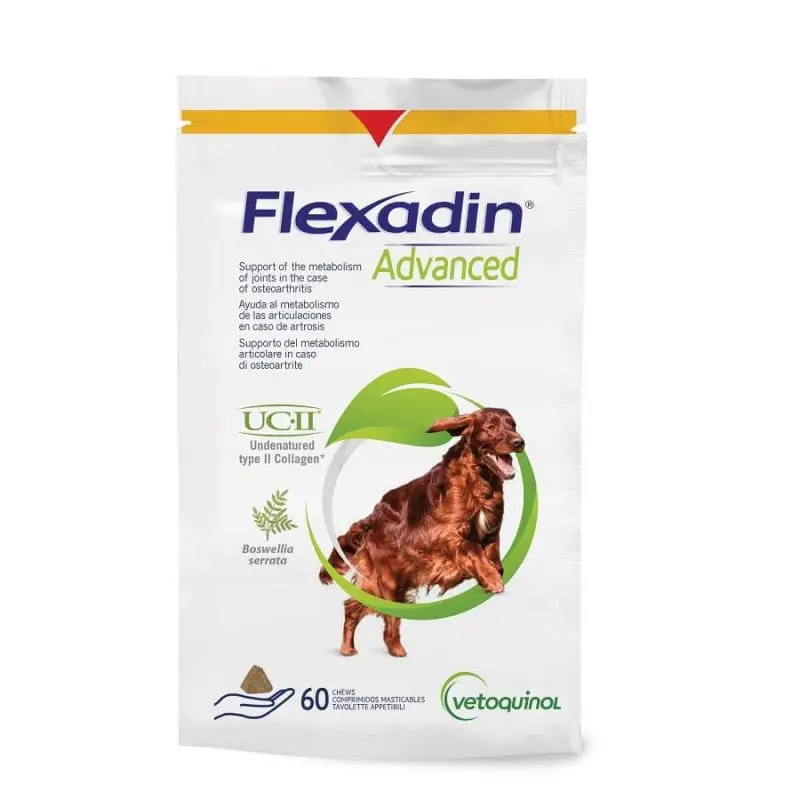 FLEXADIN ADVANCED BOSWELIA CHIEN – VETOQUINOL 30 bouchées