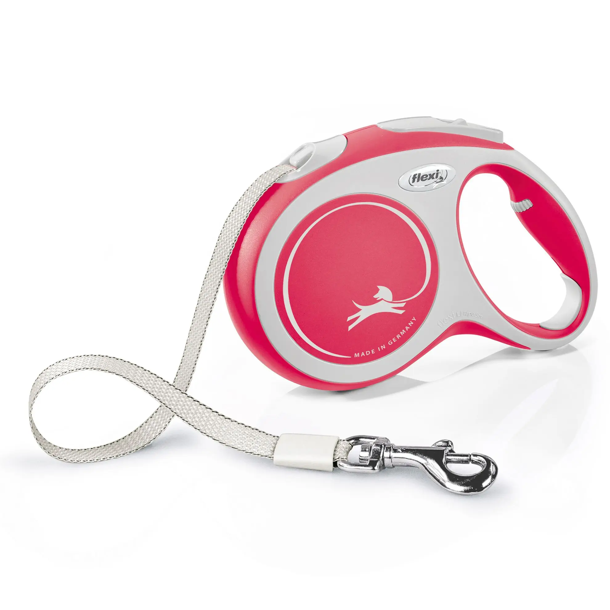 Flexi New Comfort Rouge sangle 5m : L FLEXI