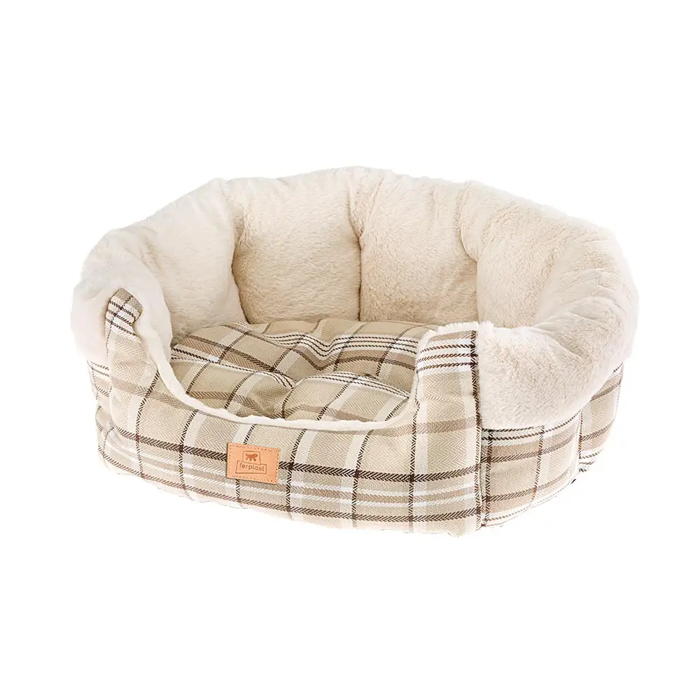Étoile Ferplast couchette moelleuse chiens chats lavable fourrure plusieurs tailles