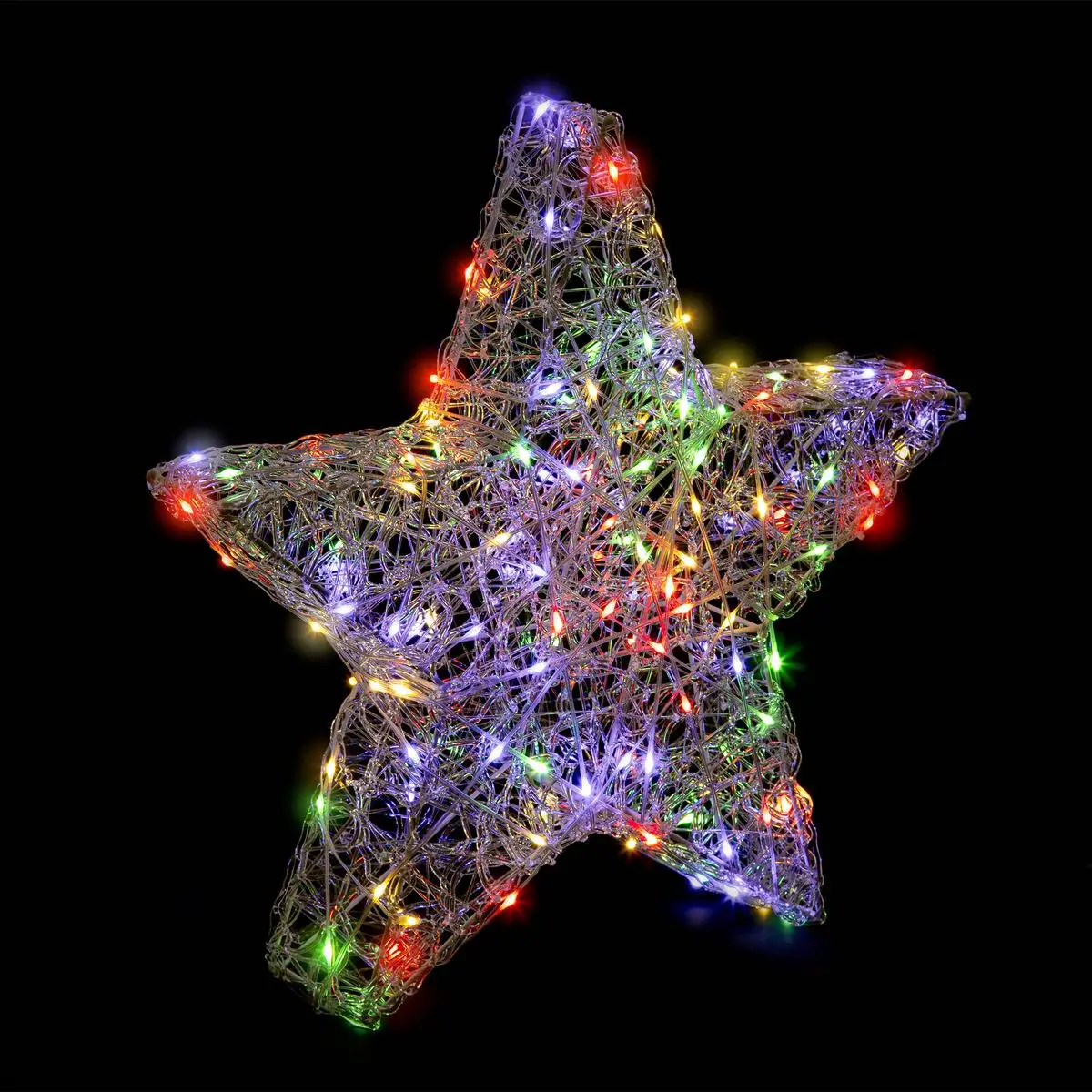 Forme acrylique étoile lumineuse 150 LED H.50cm extérieur multicolore FEERIC LIGHTS & CHRISTMAS