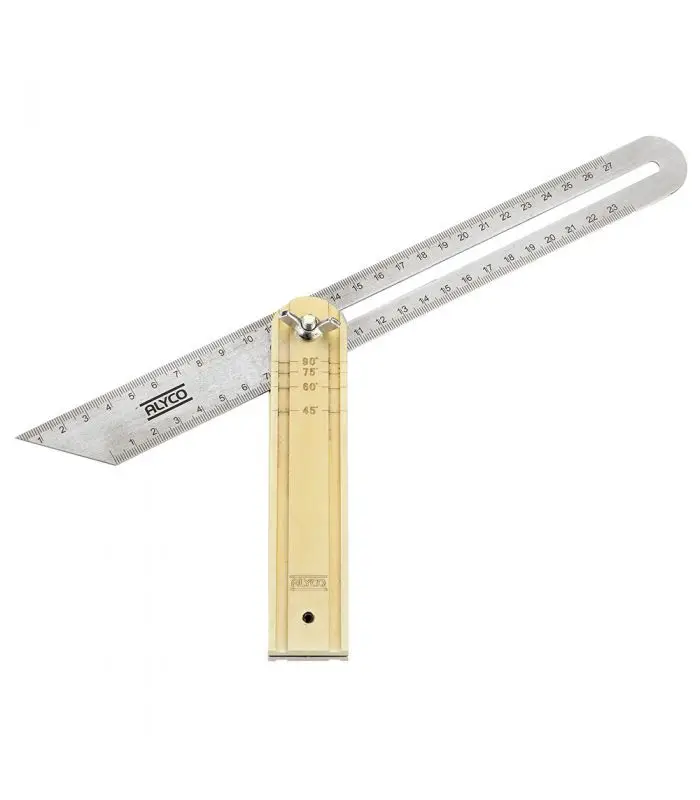 Fausse Équerre En Inox 250 Mm Manche Aluminium Alyco Alyco 197398
