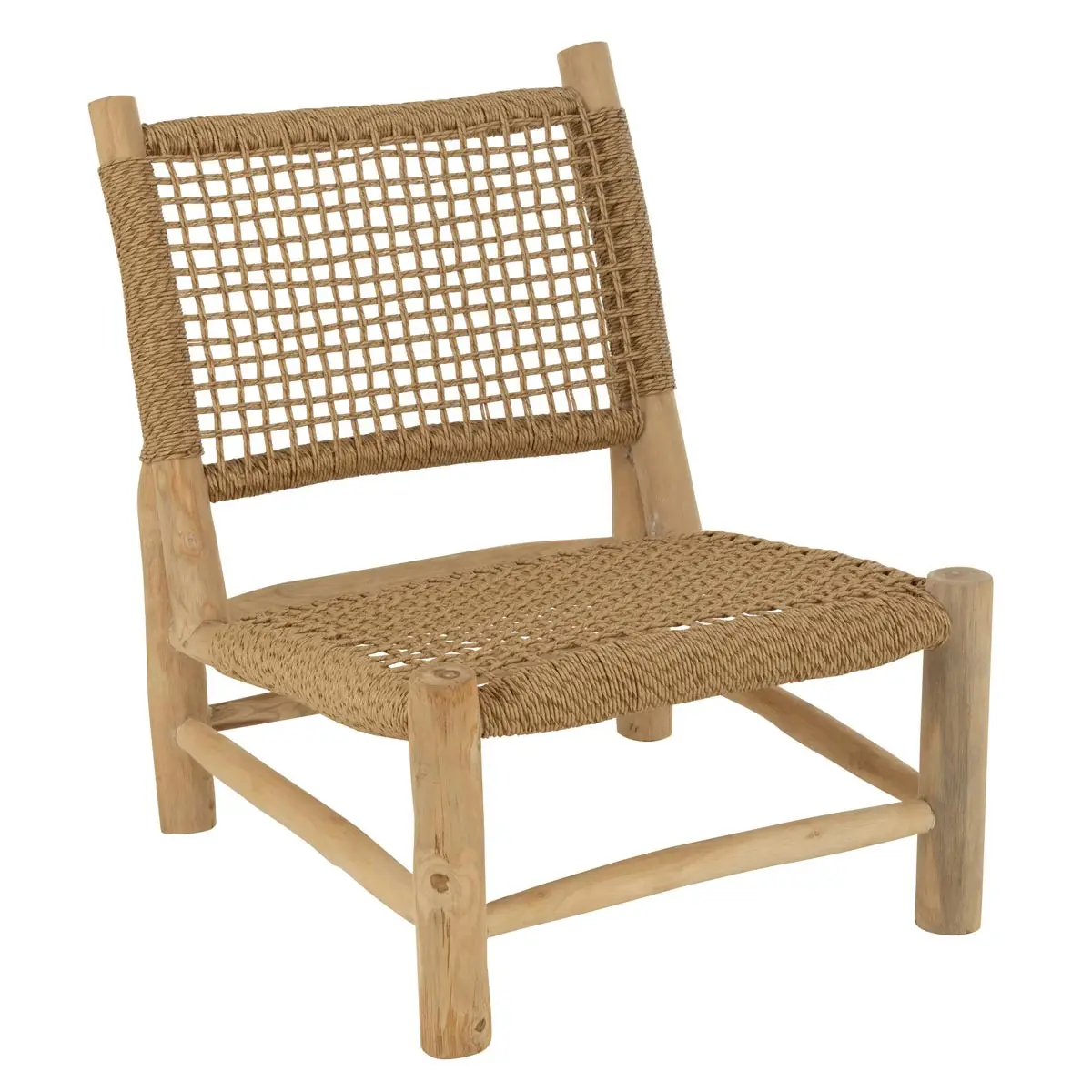 Fauteuil en Teck «Vita» 85cm Naturel