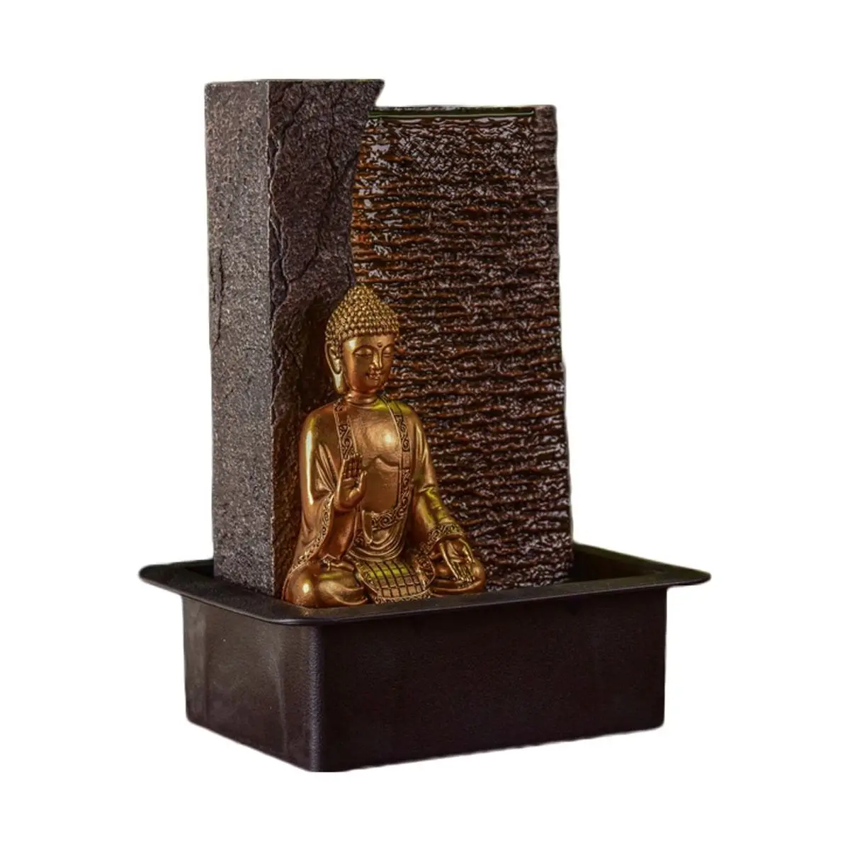 Fontaine en résine avec bouddha Jati