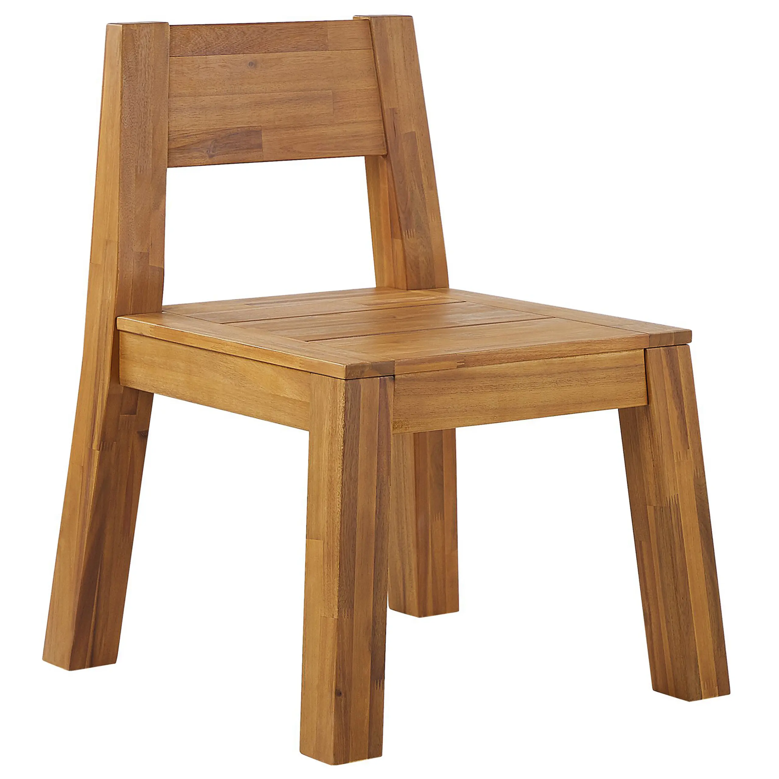 Chaise de salle à manger Acacia Marron LIVORNO – Beliani