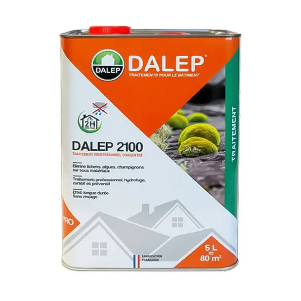 Fongicide et anti-dépôt vert Professionnel Concentré DALEP 2100 Bidon de 5 Litres – 121005