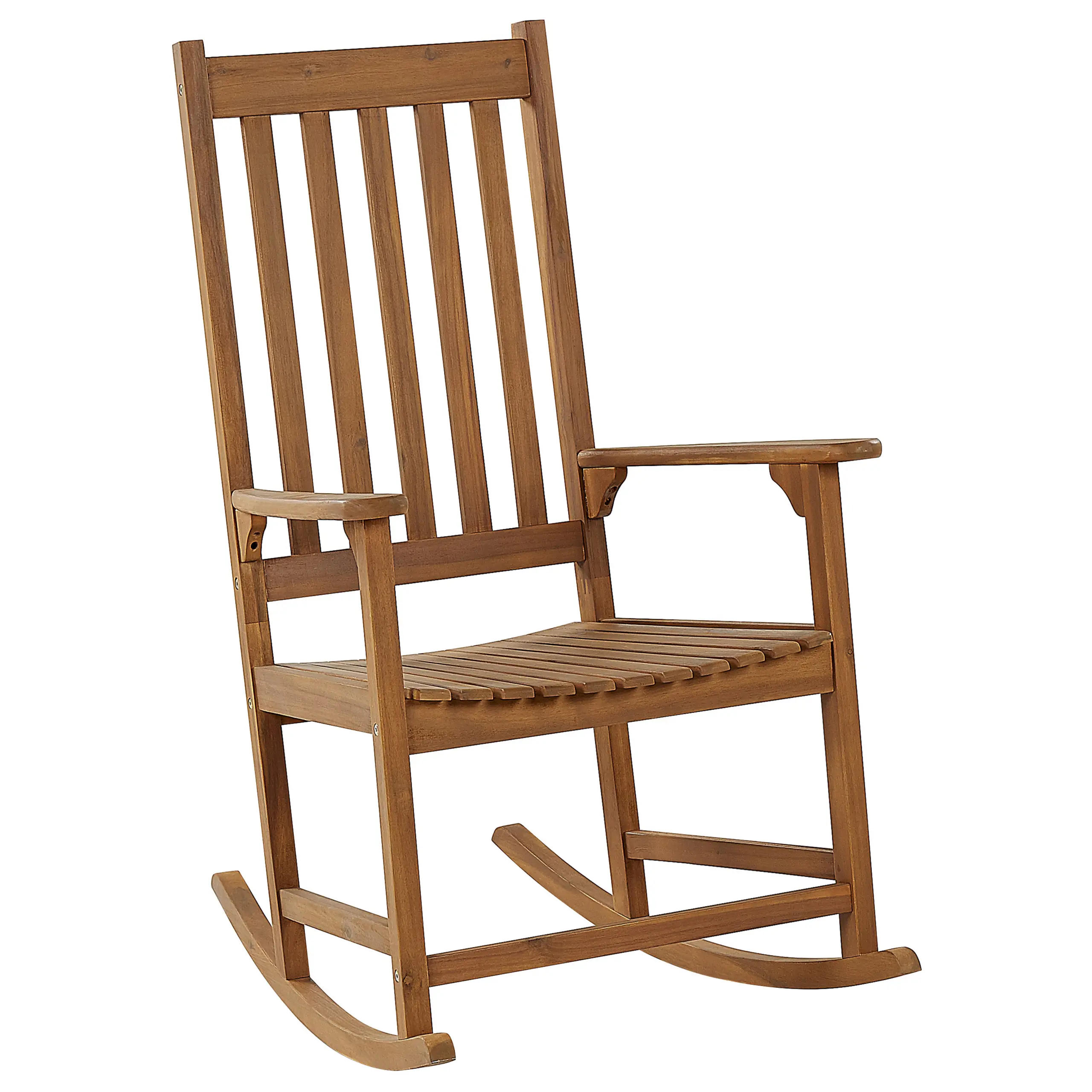 Chaise à bascule Acacia Marron BOJANO – Beliani