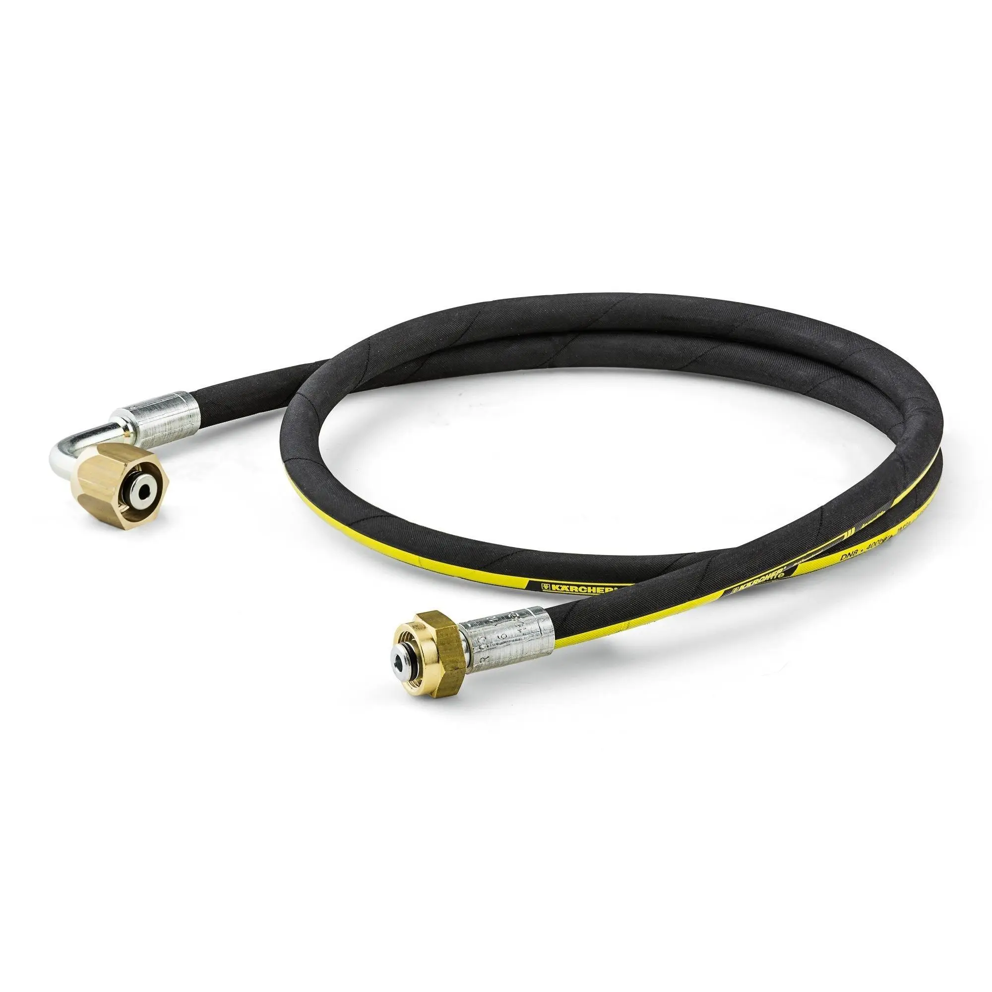 Flexible haute pression, 1,5 m, DN 8, avec raccords, sortie courbée – 61100680 – Karcher