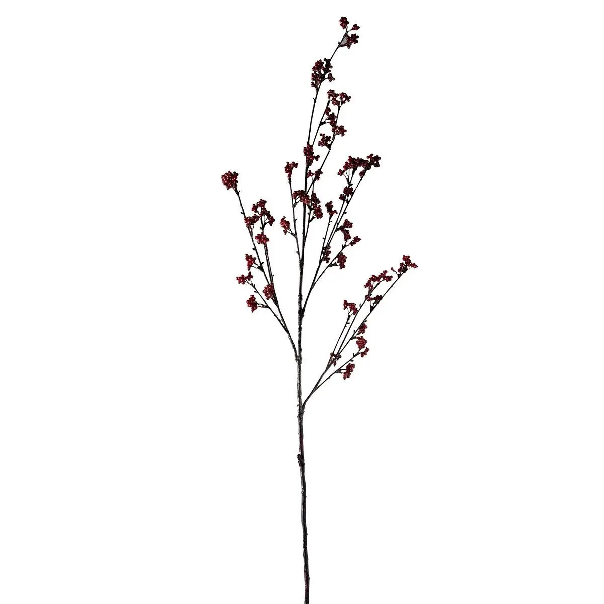 Fleur Artificielle «Branche de Baies» 120cm Rouge