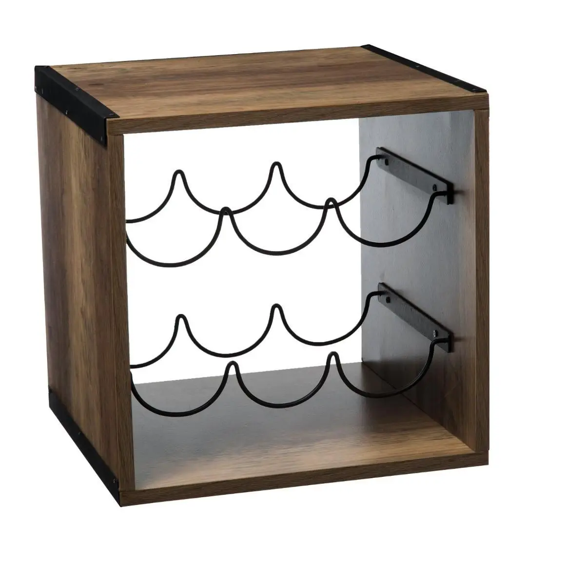 Étagère à Vin 6 Bouteilles «Mix n’Modul» 31cm Marron