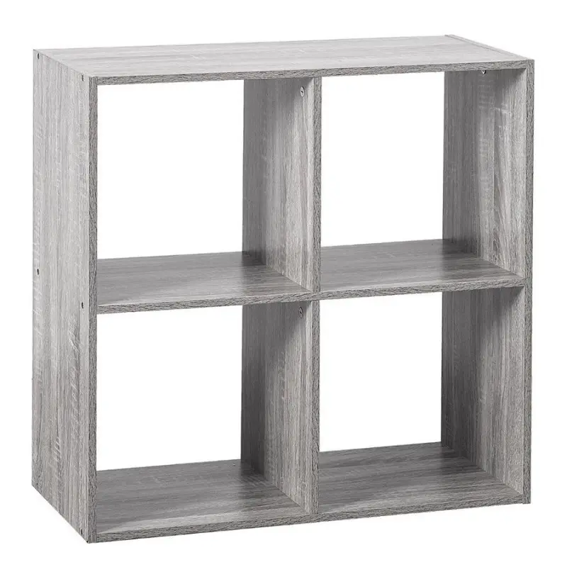 Étagère en bois 4 cases Mix coloris gris 5five