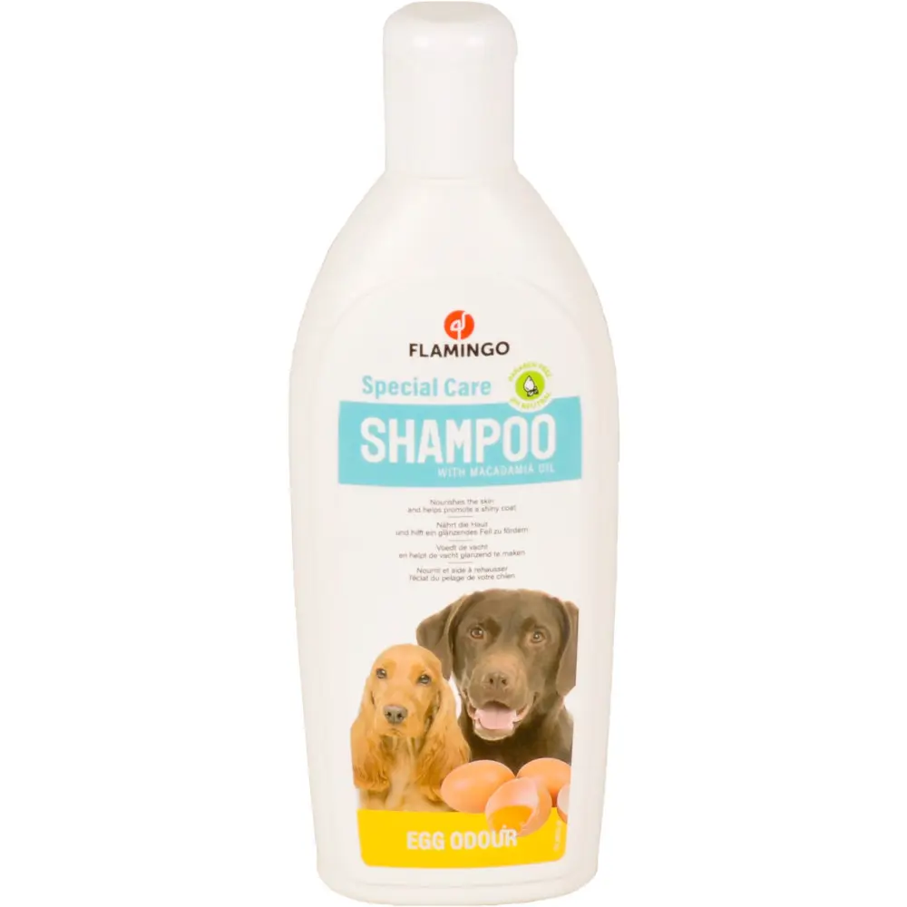 Flamingo – Shampoing aux œufs 300 ml pour chien