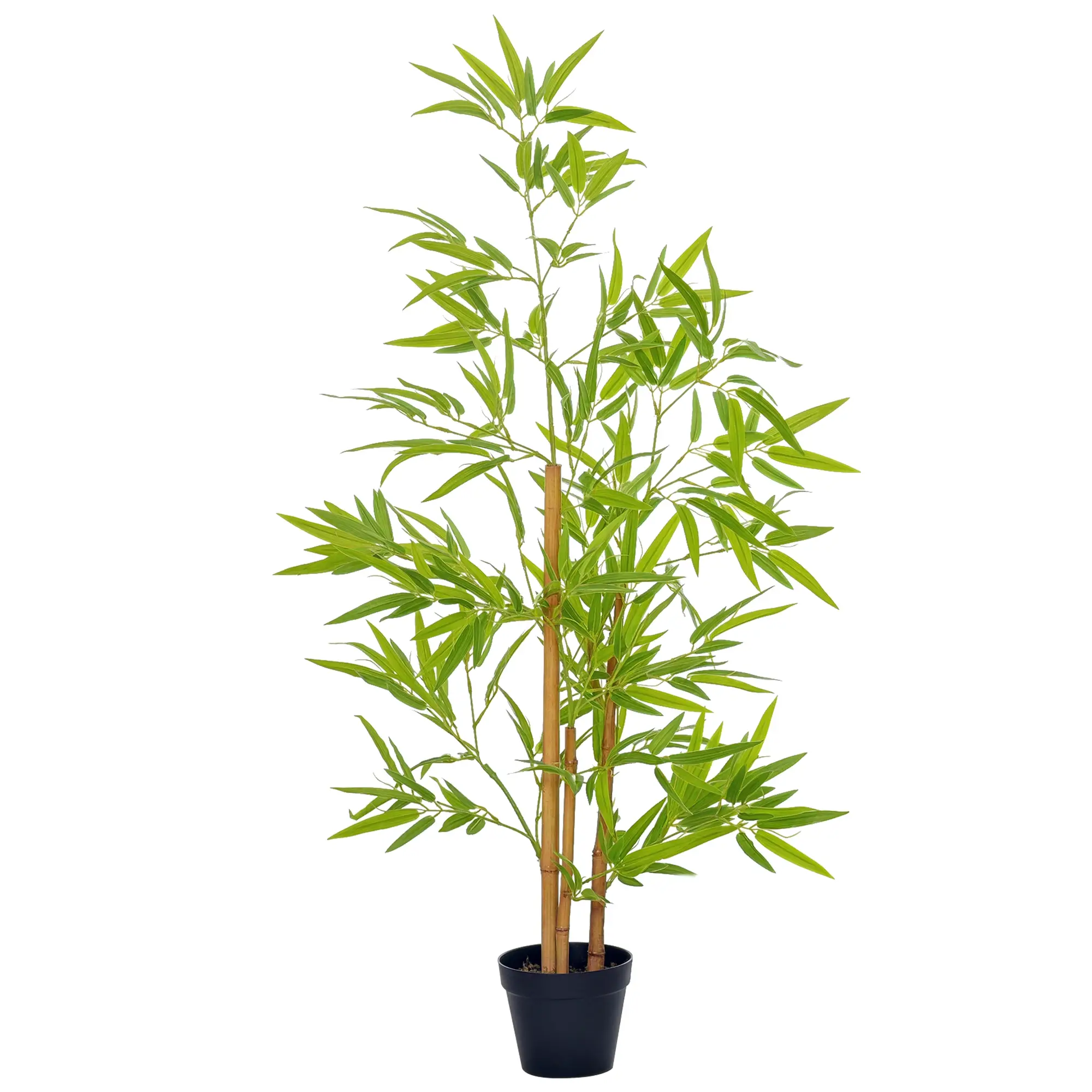 Faux Bambou Artificiel PE Plastique Intérieur Extérieur Décoration 120cm Vert – ComfortXL Outdoor Living