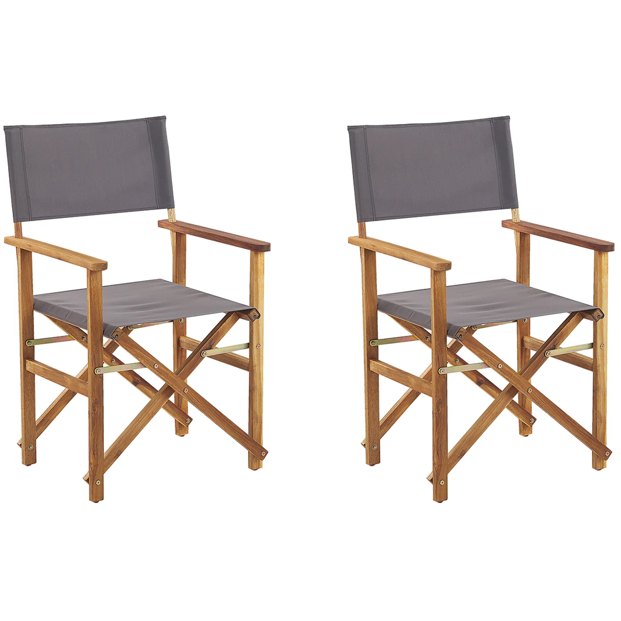 Chaise de jardin Tissu Gris CINE – Beliani