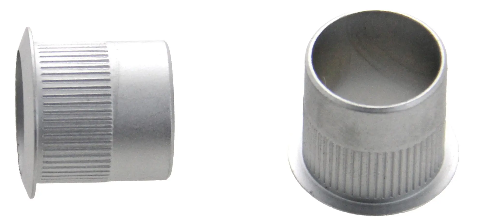 Entrée de batteuse diamètre 22mm hauteur 19mm finition nickelé mat – HERACLES – ENTREE-NKM