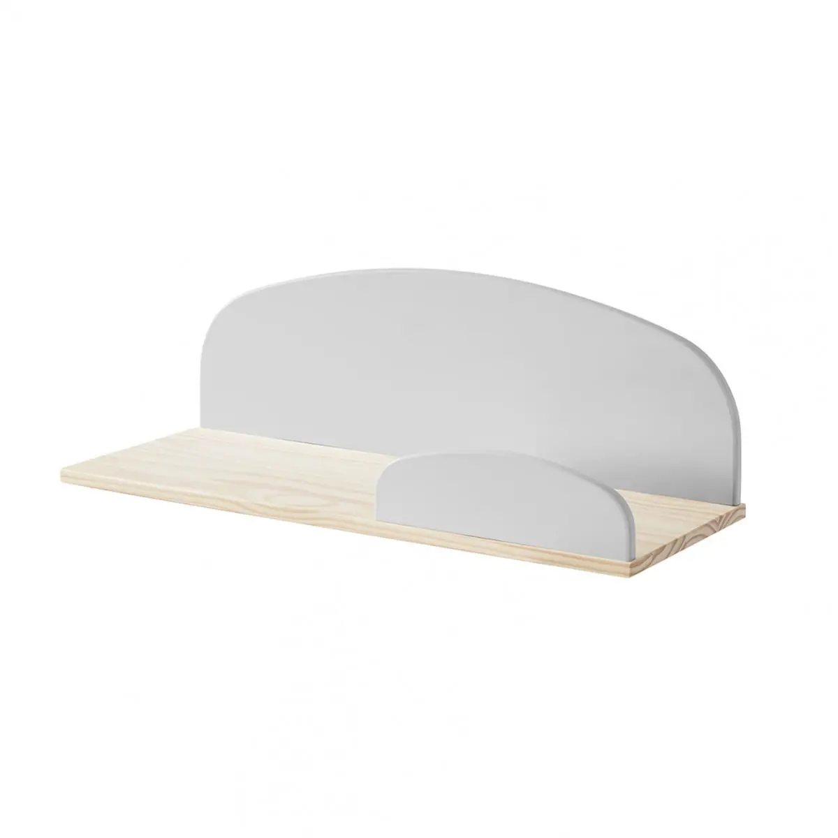 Etagère Murale 65cm Grise et Bois – BODHI GREY