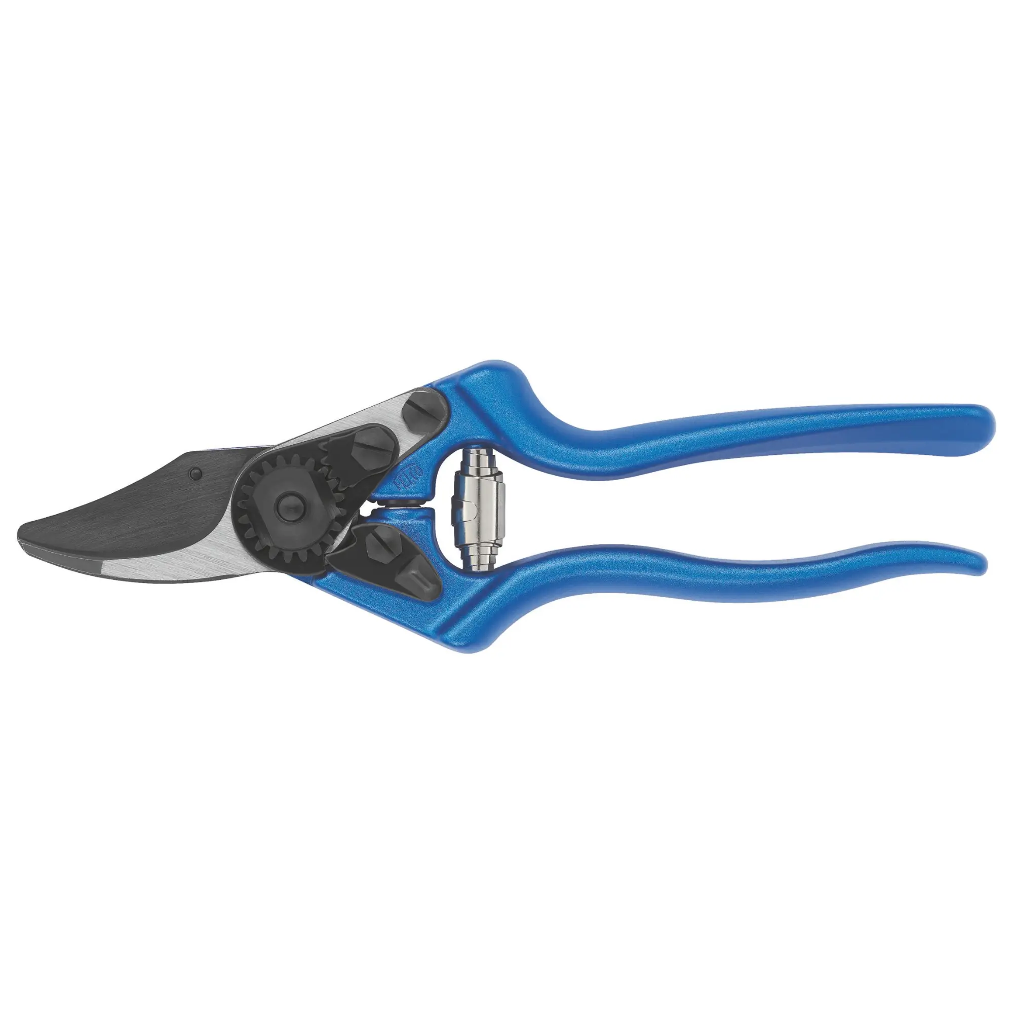 FELCO 6 Sécateur personnalisable Lame F-Tech / Poignées bleues, coupe 20 mm, poignées aluminium forgé, Swiss Made