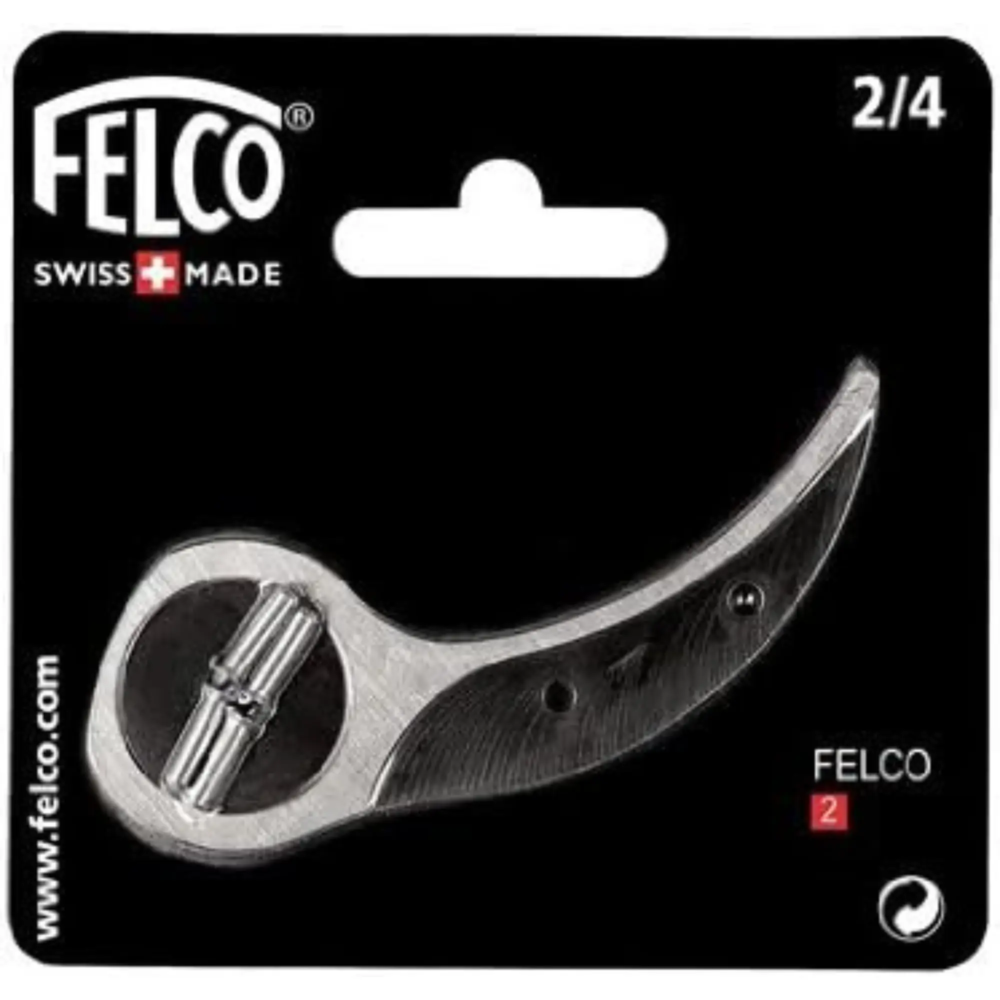 FELCO Contre-lame de rechange avec rivets 2/4 pour sécateurs FELCO 2 (Lame fiable pour coupes précises) FELCO 2/4