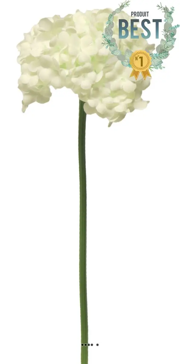 Fleurs de Viorne artificielles en tige, H 30 cm Crème – BEST – couleur: Crème