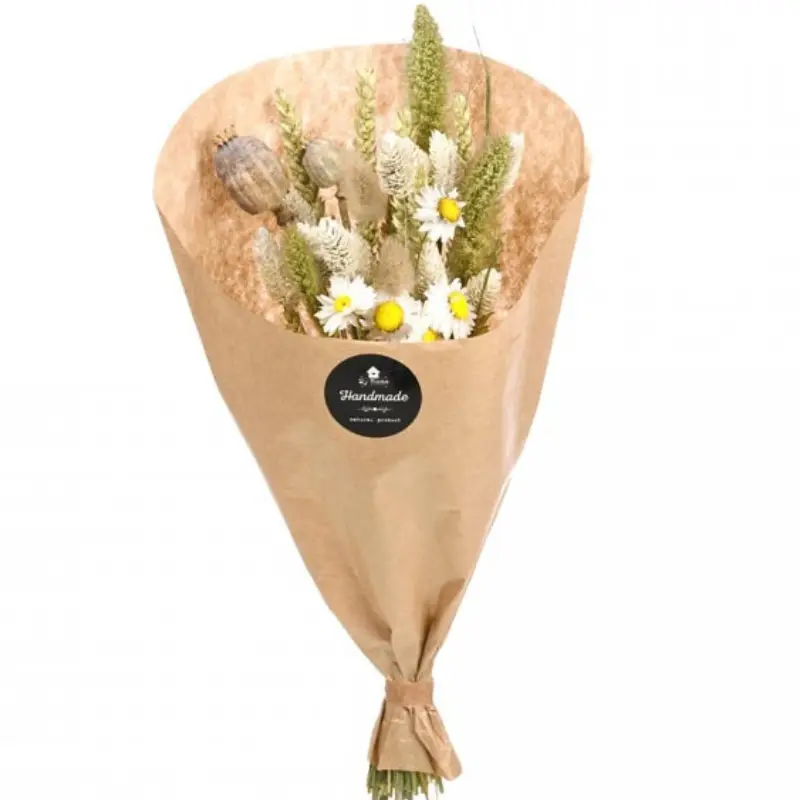 Fleurs séchées pas cher en bouquet Mix Nature 50 cm – Naturalys